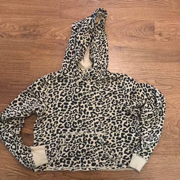 Hollister leopard hoodie Clearance